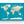 Push Pin World Map - Blue (Detailed)